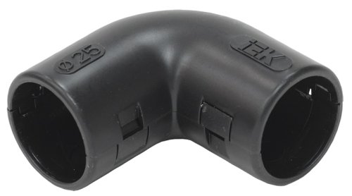 Угол разборный 90гр. ПВХ IEK CIG Д=25 IP40 черный фото Угол разборный 90гр. ПВХ IEK CIG Д=25 IP40 черный картинка